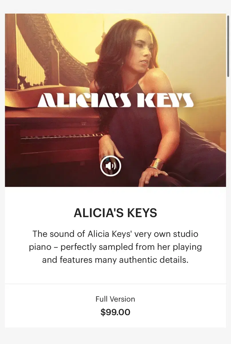 NI 가상악기 Alicia's keys